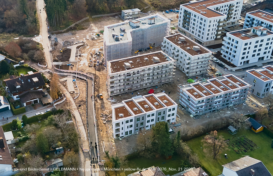 21.11.2020 - Piederstrorfer Gelände und Alexisquartier in Neuperlach in München 21.11.2020 - Piederstrorfer Gelände und Alexisquartier in Neuperlach in München
